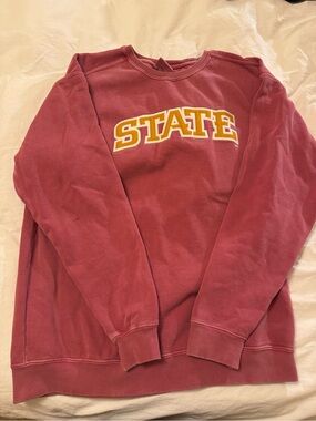 Comfort Colors Iowa State ‘STATE' Crewneck Sweatshirt
